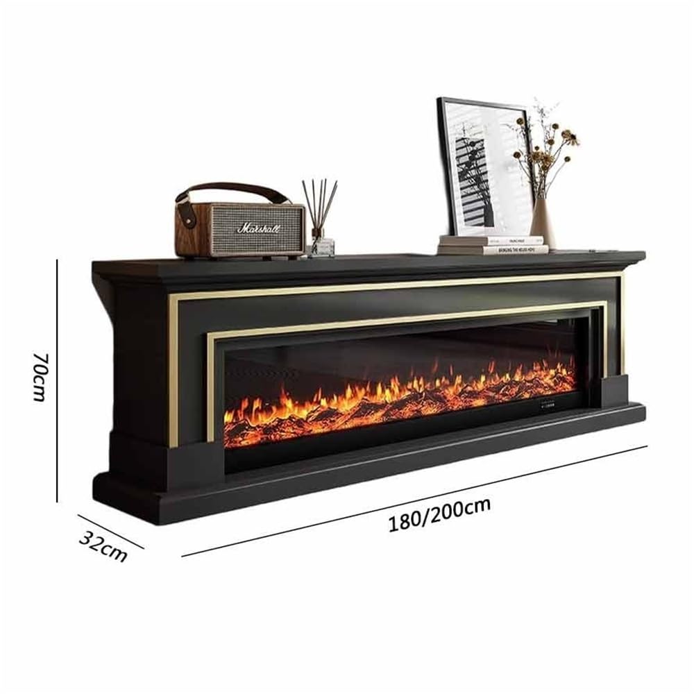 Decorative Fireplace TV Stand 71/79 Inch