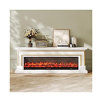 Decorative Fireplace TV Stand 71/79 Inch