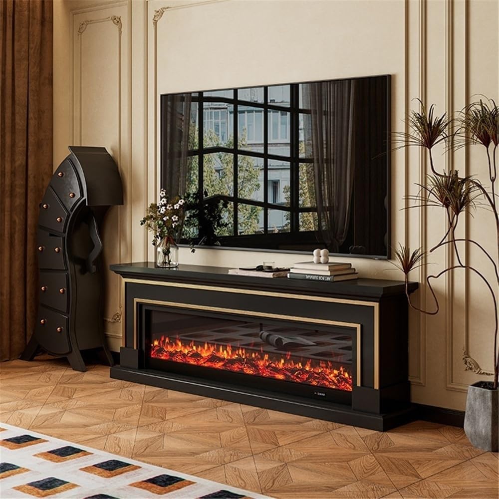 Decorative Fireplace TV Stand 71/79 Inch