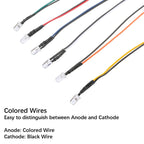 12V Pre-Wired LED Diodes