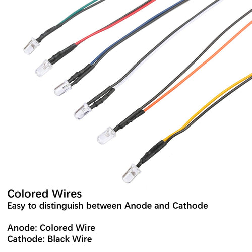 12V Pre-Wired LED Diodes
