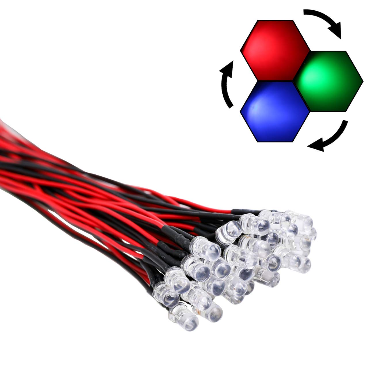12V Pre-Wired LED Diodes