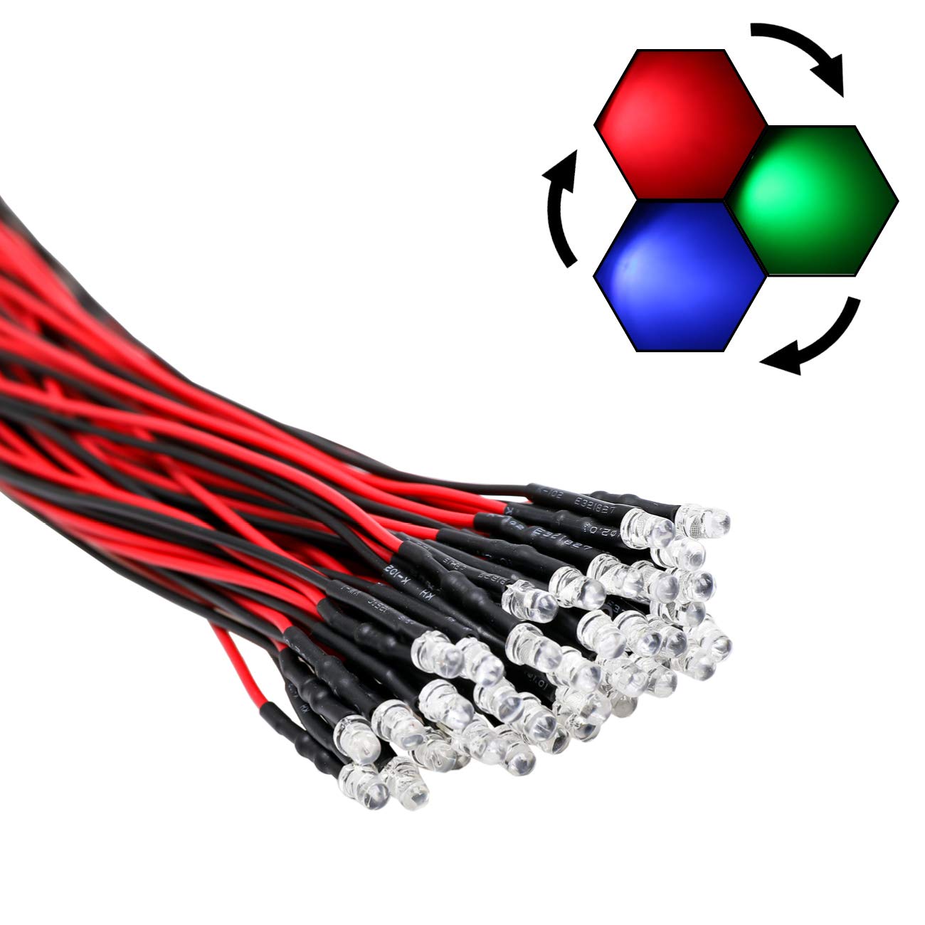 12V Pre-Wired LED Diodes