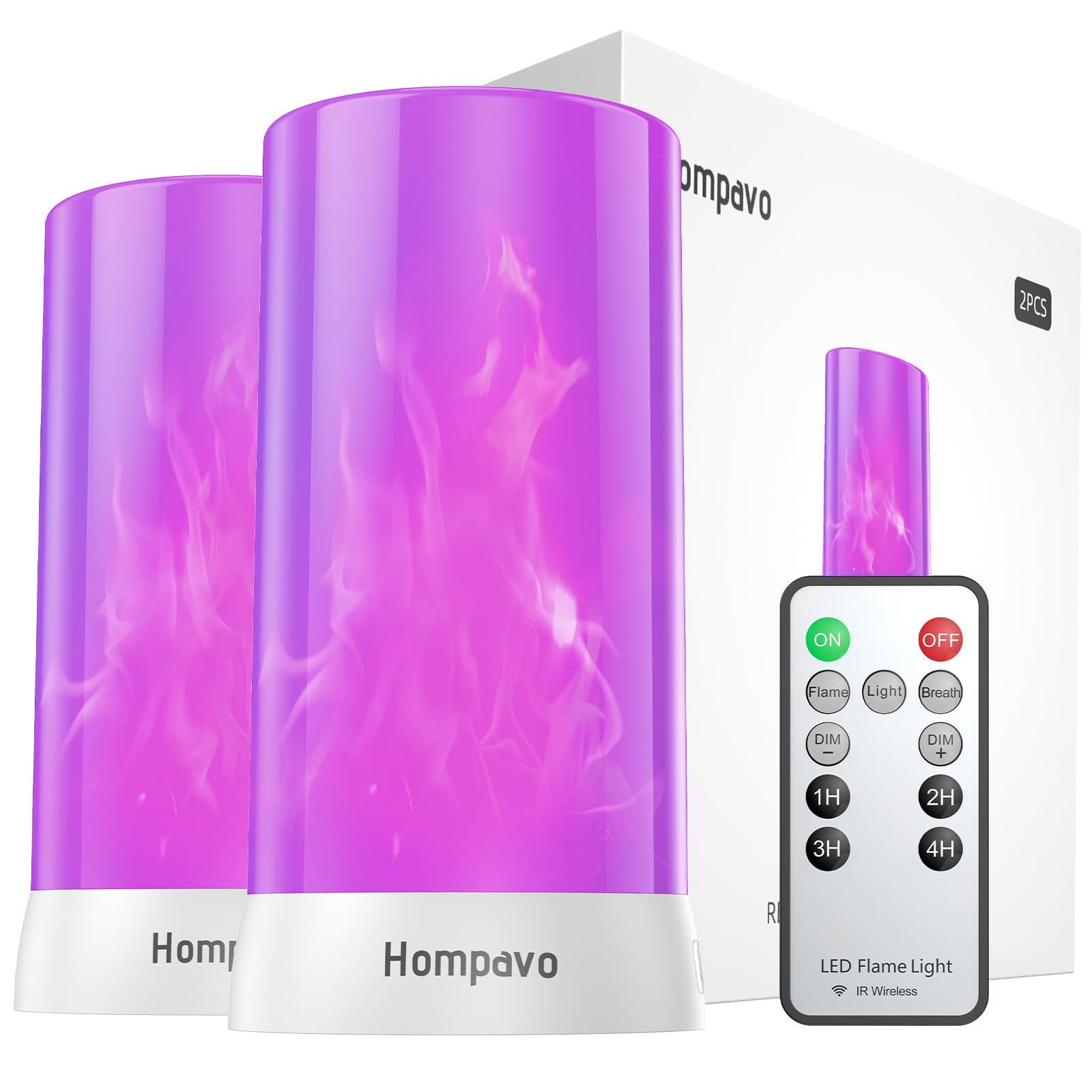 Rechargeable LED Flame Candles