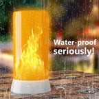 Rechargeable LED Flame Lamps 2-Pack
