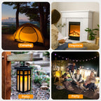 Rechargeable LED Flame Candles