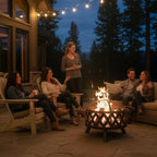 Crossweave Wood Burning Fire Pit
