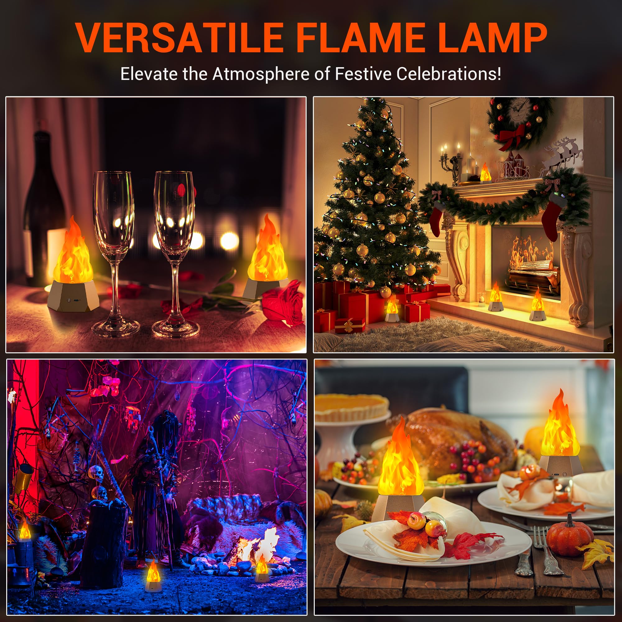 Ollcuz Fake Fire Lamp