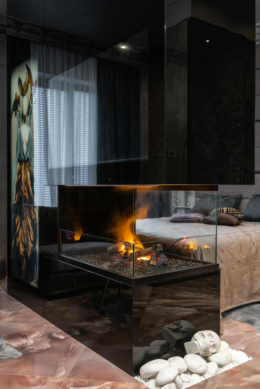 Warm the room with atmosphere